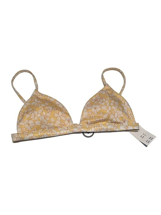 Hollister Other - Hollister Yellow White Floral Bikini Top Small